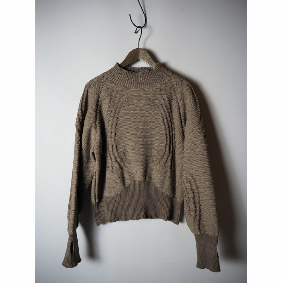 美品24AW JIAN YE ジェンイェ コール ニット カットソー 216P△ 美品24AW JIAN YE ジェンイェ コール ニット カットソー 216P△