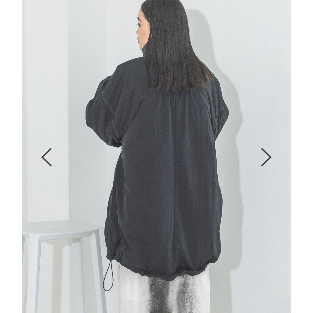 JEANASIS(ジーナシス)のソデ2WAY M-65コート ブラック レディースのジャケット/アウター(ダウンジャケット)の商品写真