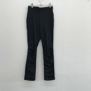 パンツ　ボトムス　黒系　ブラック　Mサイズ　カジュアル　無地　シンプル　メンズ　レディース(その他)