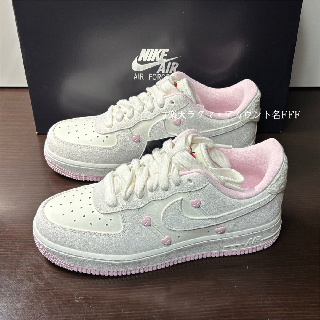NIKE - 【新品24cm】NIKE W エアフォース1'07 セイル/ピンク NIKE - 【新品24cm】NIKE W エアフォース1'07 セイル/ピンク