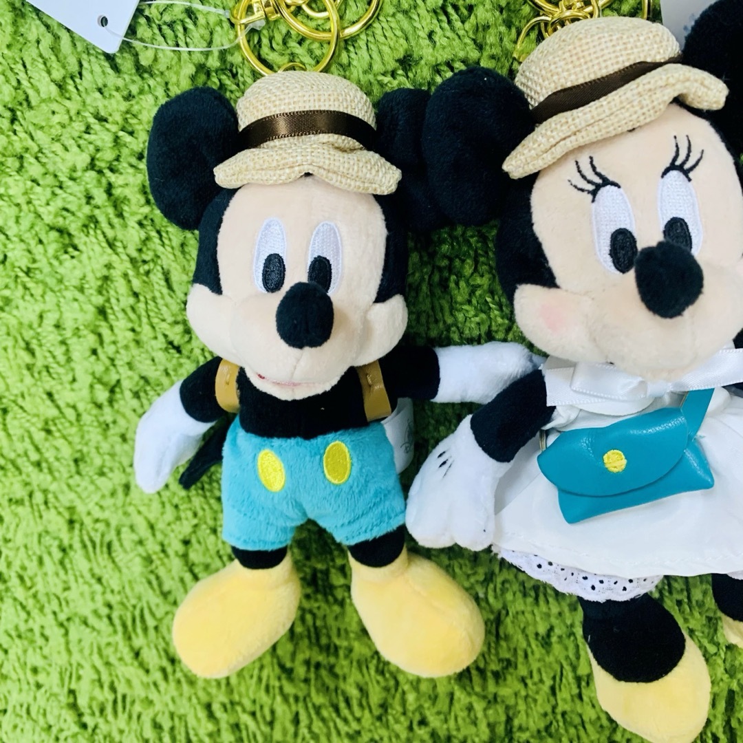 羽田空港限定　ミッキーミニー ぬいぐるみキーホルダー　セット 新品 羽田空港限定 ミッキー＆ミニー ぬいぐるみキーチェーン お