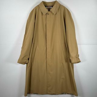 バーバリー(BURBERRY)の古着 80's/80年代 バーバリーズ Burberrys ステンカラーコート イングランド製 ロング 裏地 ノバチェック  ベージュ メンズ(その他)