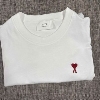 ami - アミアレクサンドルマテュッシ UTS003.724 ハートロゴ刺繍 ami - アミアレクサンドルマテュッシ UTS003.724 ハートロゴ刺繍