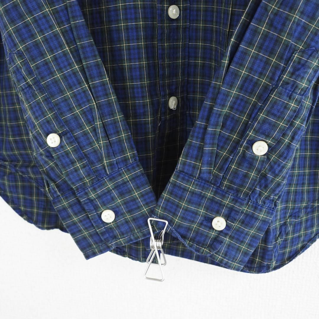 A2762*ラルフローレン*長袖シャツ*150*紺*緑*チェックの通販 by まゆさんのブランド品、古着、中古シューズ専門店｜ラクマ