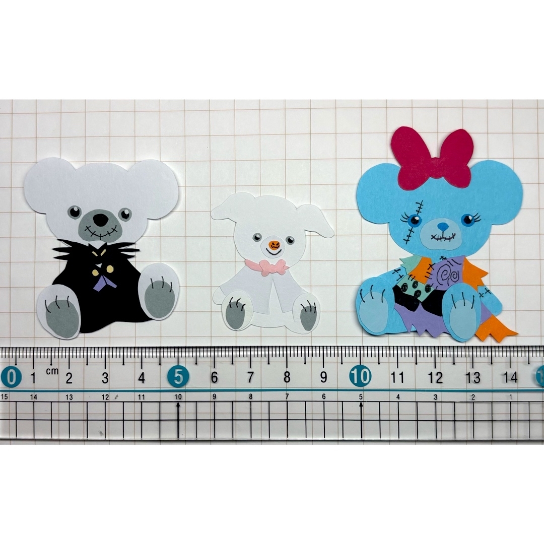 Disney(ディズニー)のペーパークラフト アルバム 壁面 スクラップ ディズニー ユニベア ナイトメア キッズ/ベビー/マタニティのメモリアル/セレモニー用品(アルバム)の商品写真