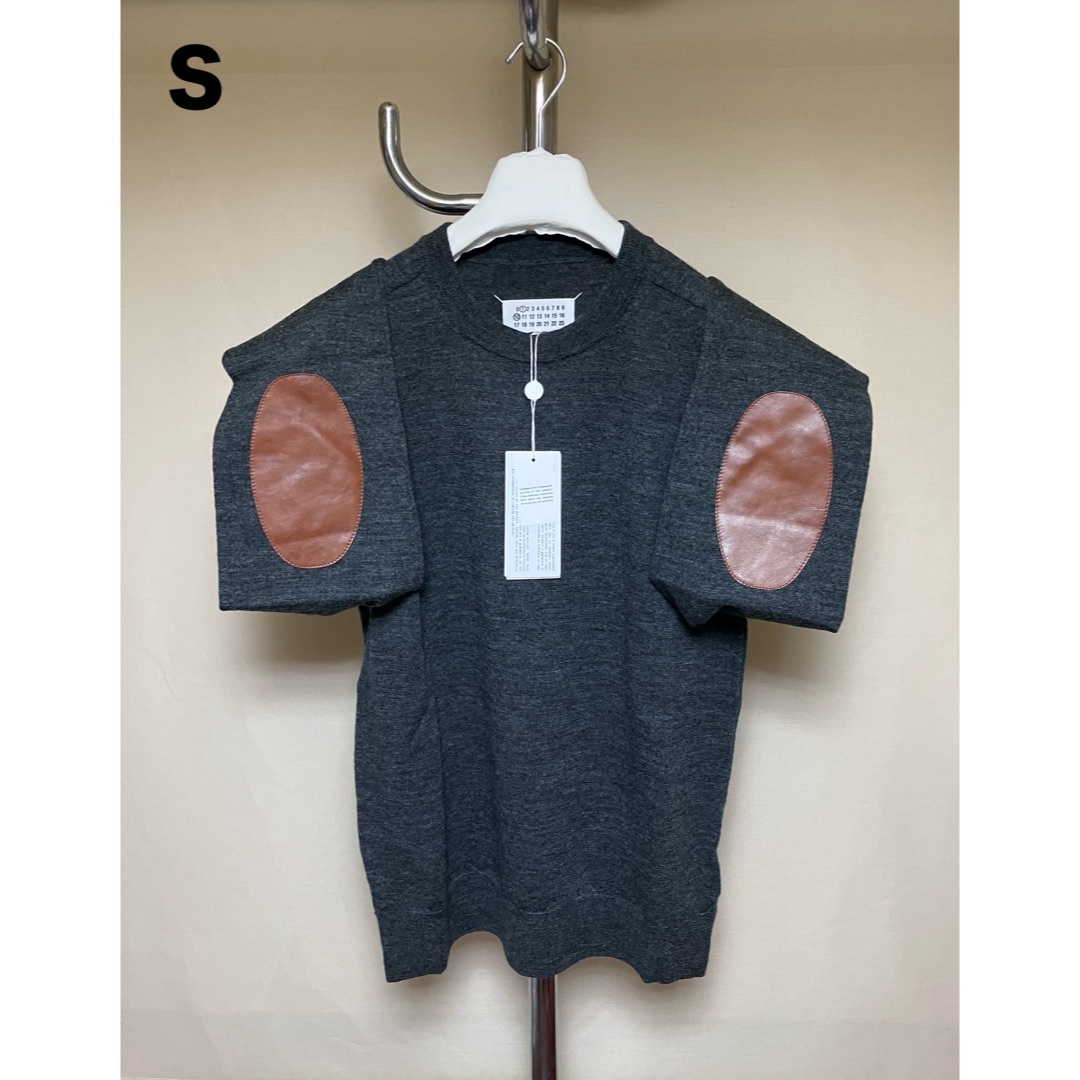 Maison Margiela（旧Maison Martin Margiela） - 新品 S マルジェラ 24aw エルボーパッチニット グレー 17413