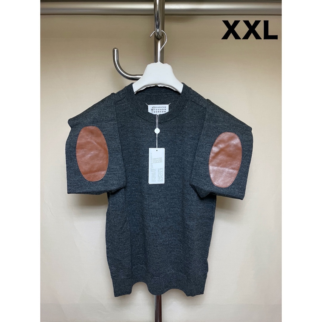 Maison Margiela（旧Maison Martin Margiela） - 新品 XXL マルジェラ 24aw エルボーパッチニット グレー 17465