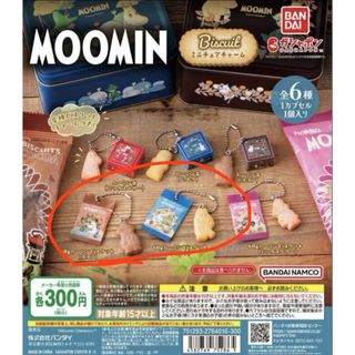 MOOMIN ビスケットミニチュアチャーム ミニチュアコレクション ガチャガチャ(その他)
