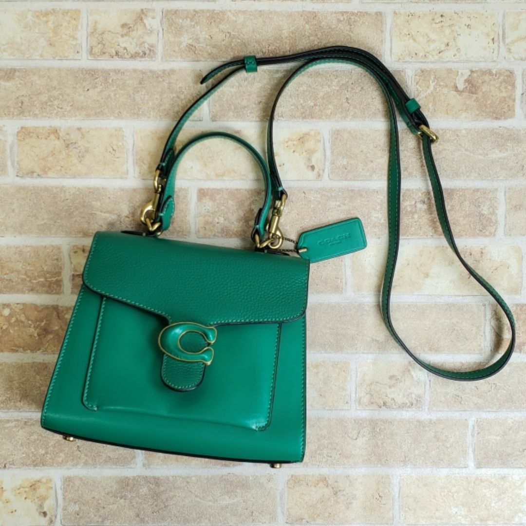 COACH - 美品 コーチ ☆ タビー レザー トップハンドル COACH - 美品 コーチ ☆ タビー レザー トップハンドル