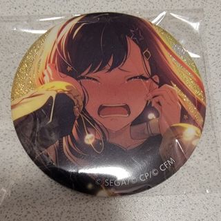 プロジェクトセカイ グリッター缶バッジ 白石杏(キャラクターグッズ)