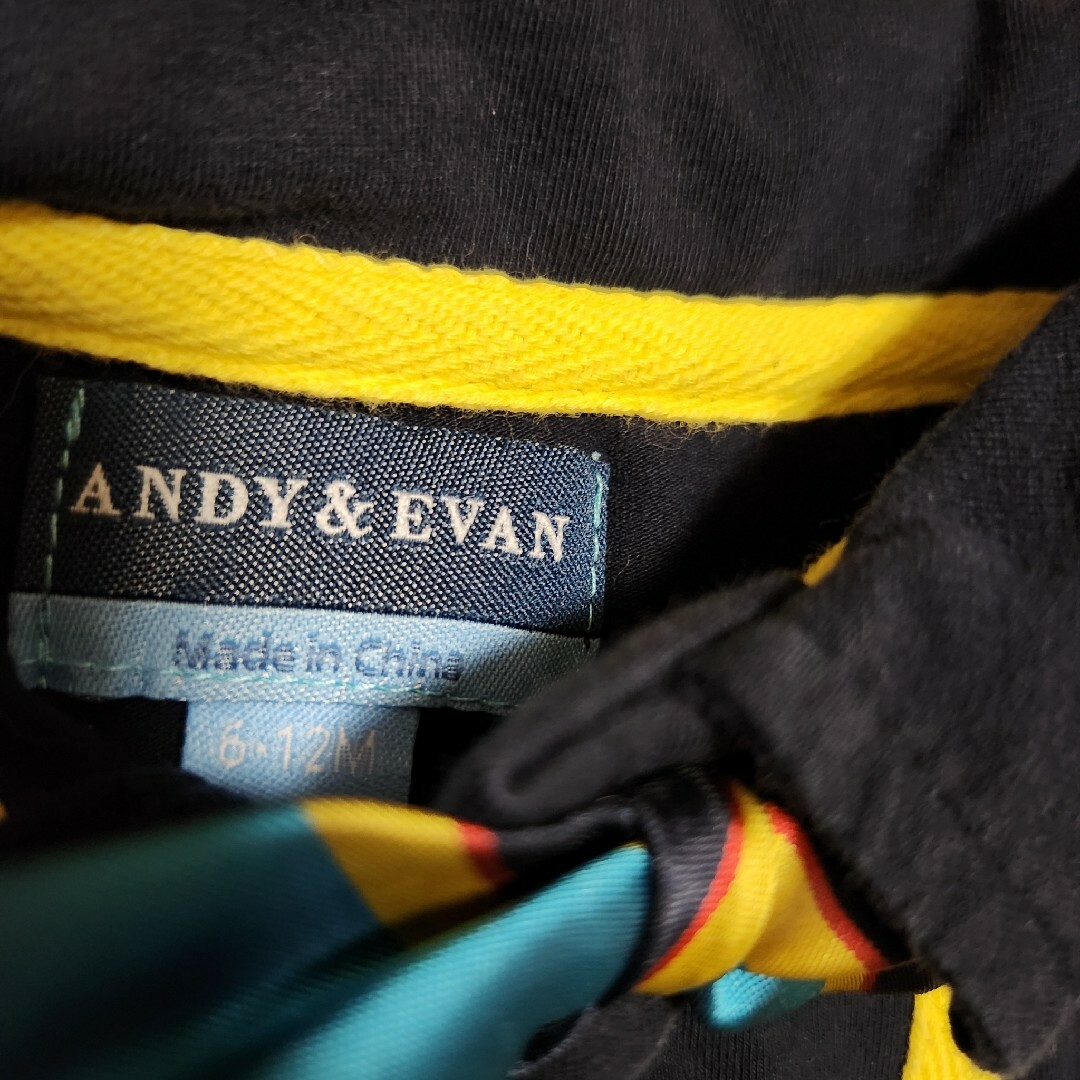 赤ちゃん　お出かけ用のお洋服6-12M キッズ/ベビー/マタニティのベビー服(~85cm)(ロンパース)の商品写真