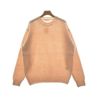 オーラリー(AURALEE)のAURALEE オーラリー ニット・セーター 3(S位) ピンク 【古着】【中古】(ニット/セーター)