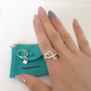 Tiffany ティファニー ラビングハートリング＆ネックレスセット