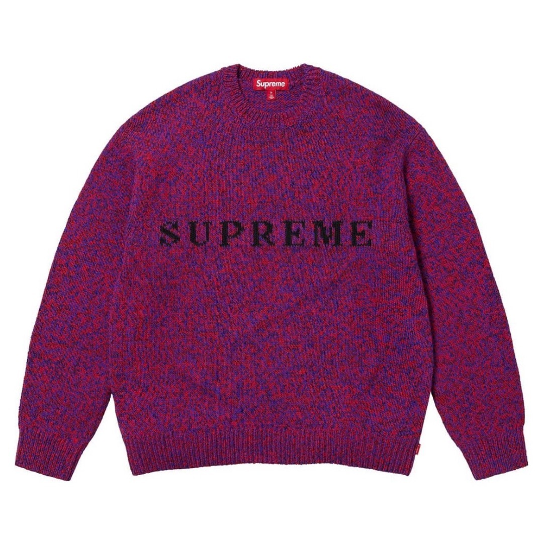 Supreme - 【Mサイズ】Contrast Logo Sweater(コントラストロゴ Supreme - 【Mサイズ】Contrast Logo Sweater(コントラストロゴ