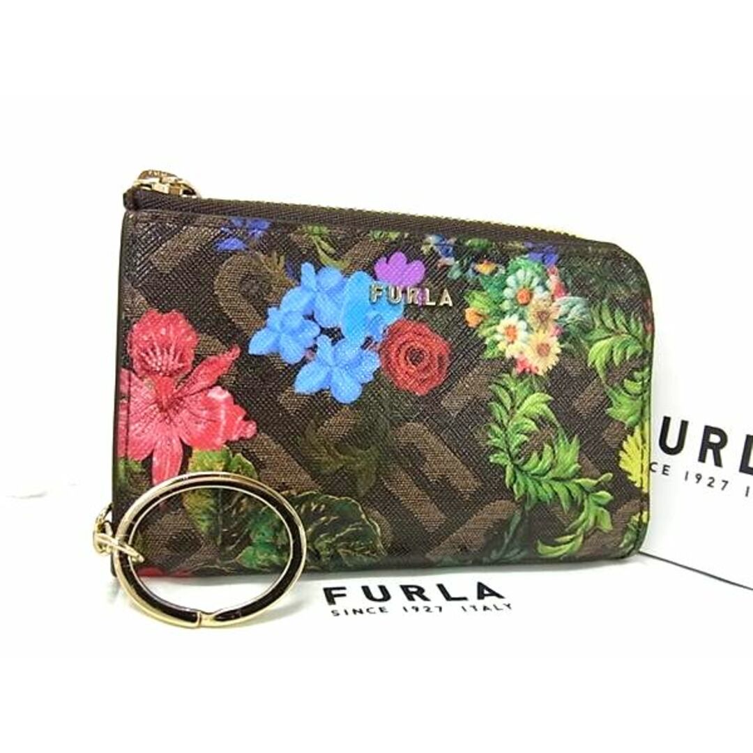 FURLA - □新品同様□ FURLA フルラ PVC 花柄 キーケース コイン FURLA - □新品同様□ FURLA フルラ PVC 花柄 キーケース コイン