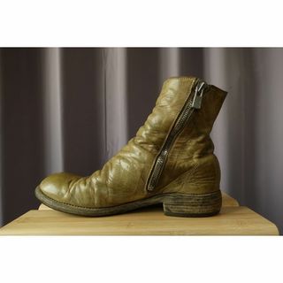 GUIDI - グイディ バックジップロングブーツ メンズ 38の通販 by GUIDI - グイディ バックジップロングブーツ メンズ 38の通販 by