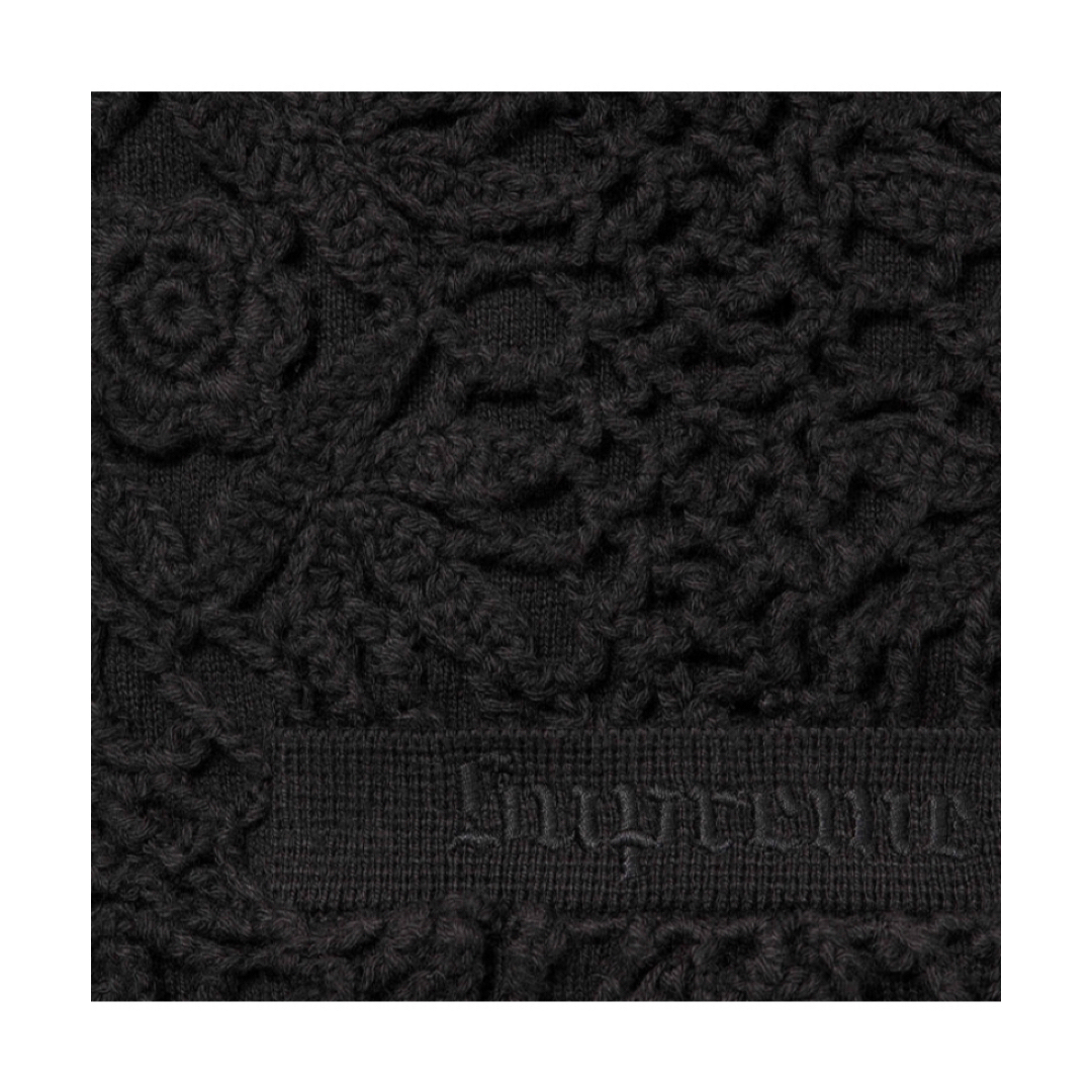 Supreme - Supreme Crochet Zip Up Cardigan Black Lの通販 by U Supreme - Supreme Crochet Zip Up Cardigan Black Lの通販 by U