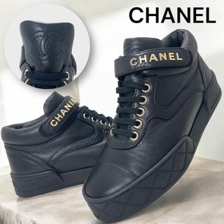 CHANEL - 希少✨CHANEL シャネル ハイカットスニーカー CHANEL - 希少✨CHANEL シャネル ハイカットスニーカー