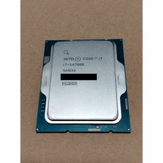 インテル(intel)のintel インテル CPU i7 14700K BX8071514700K(PCパーツ)