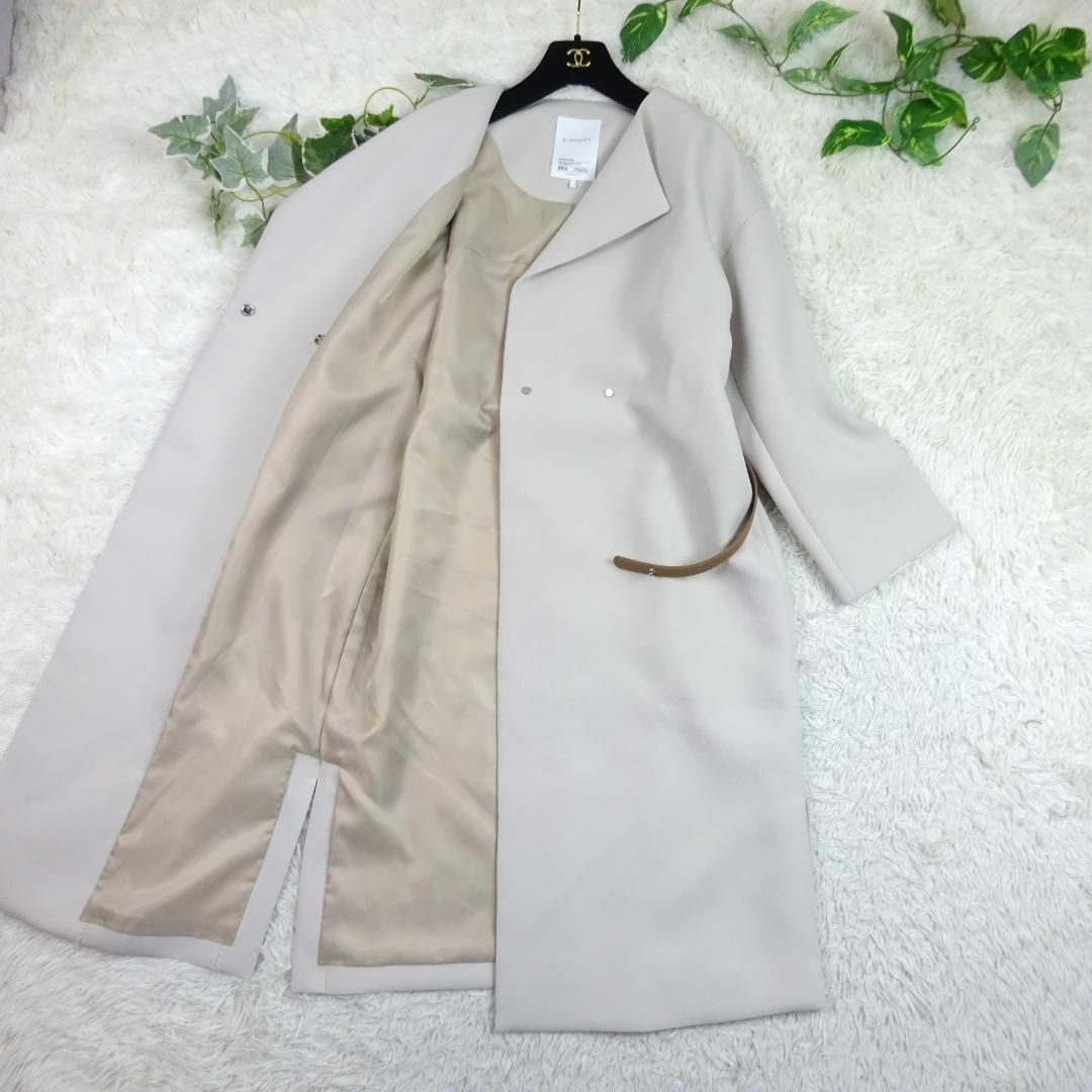 ELENDEEK - 美品 エレンディーク クルーセミダブルコート ベルト ELENDEEK - 美品 エレンディーク クルーセミダブルコート ベルト