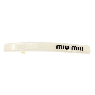 MIU MIU(ヘアアクセサリー ・ ホワイト/白色系)のフリマ MIU MIU(ヘアアクセサリー ・ ホワイト/白色系)のフリマ