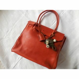 ゲンテン(genten)の超美品 ゲンテン ミネルヴァ トートバッグ 完売 トマトレッド チャーム付 (トートバッグ)