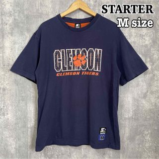 STARTER スターター カレッジ Tシャツ M コロンビア製 ネイビー古着
