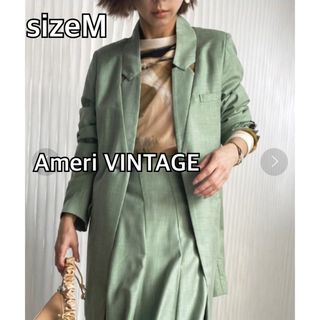 Ameri VINTAGE(テーラードジャケット ・ グリーン・カーキ/緑色 Ameri VINTAGE(テーラードジャケット ・ グリーン・カーキ/緑色