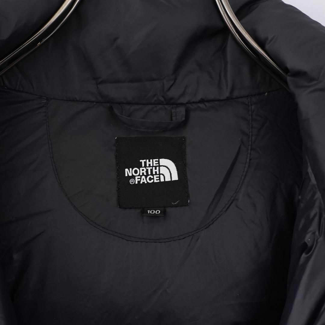 ノースフェイス ダウンジャケット コート フード 古着 2XL 黒 12886