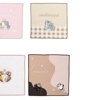 モフサンド(mofusand)のmofusand 一番くじ F賞 キッチンクロス ガーゼタオル ファミマ限定(キャラクターグッズ)