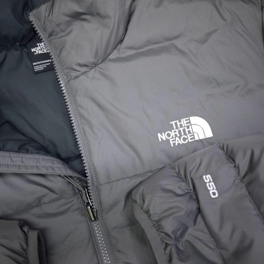 US限定 ノースフェイス XXL ダウンジャケット グレー系 高耐久撥 US限定 ノースフェイス XXL ダウンジャケット グレー系 高耐久撥