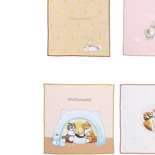 モフサンド(mofusand)のmofusand 一番くじ F賞 キッチンクロス ガーゼタオル ファミマ限定(キャラクターグッズ)