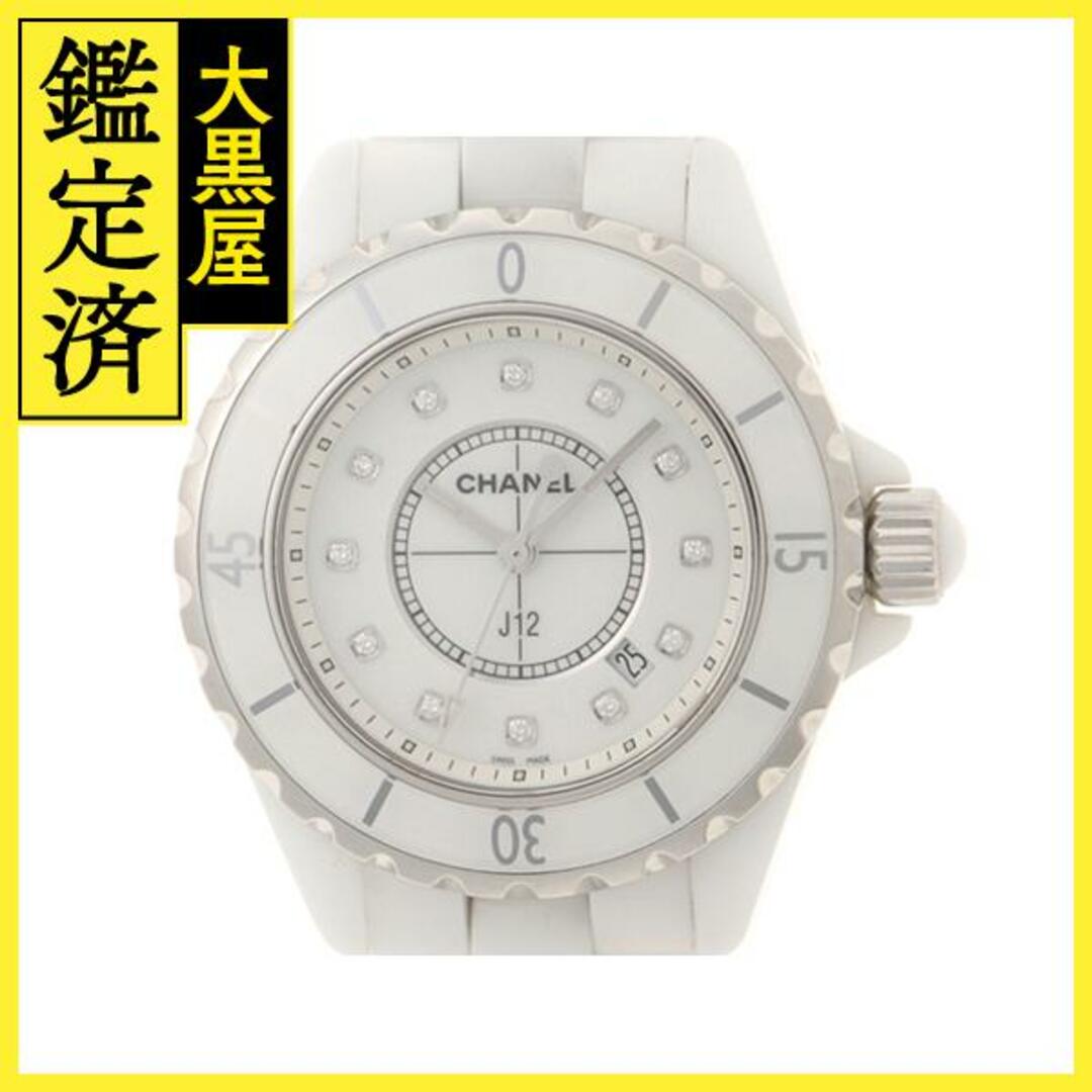 CHANEL - シャネル J12 12Pダイヤ H1628 【473】