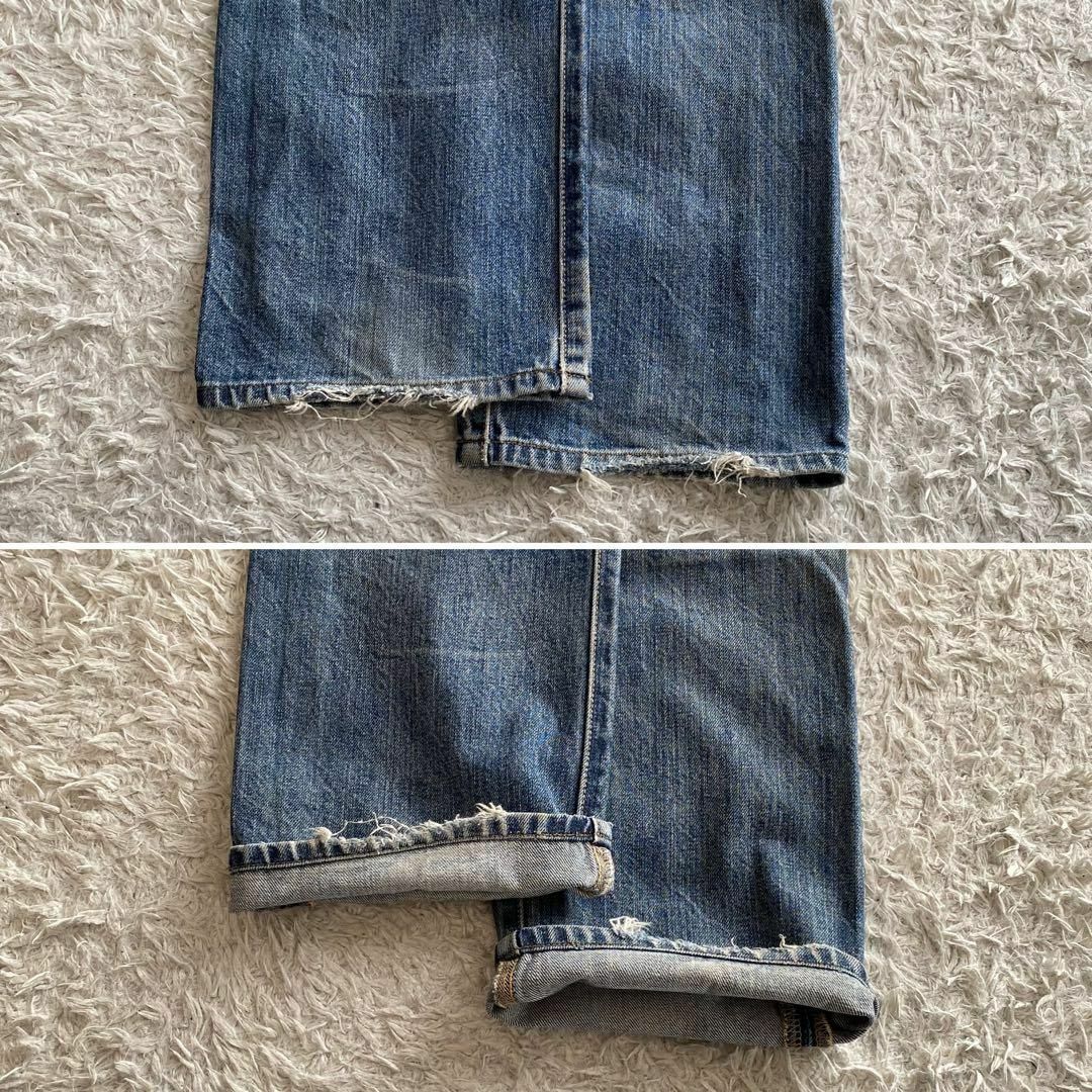 Levi's - リーバイス 501 キムタクモデル USED加工 鬼ヒゲ 縦 Levi's - リーバイス 501 キムタクモデル USED加工 鬼ヒゲ 縦