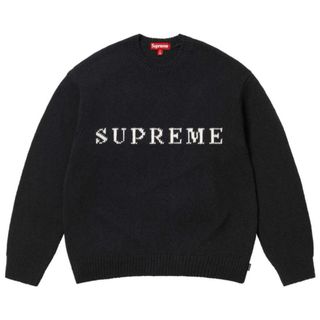 Supreme - Supreme Flocked Logo Sweater Green Lの通販|ラクマ Supreme - Supreme Flocked Logo Sweater Green Lの通販|ラクマ
