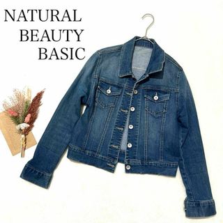 NATURAL BEAUTY BASIC(ジャケット/アウター ・ ブルー NATURAL BEAUTY BASIC(ジャケット/アウター ・ ブルー
