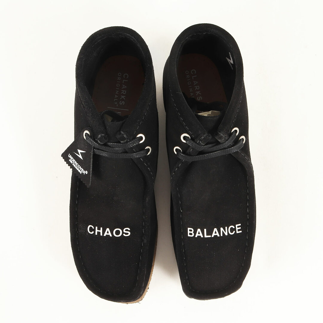 UNDERCOVER(アンダーカバー)のUNDERCOVER アンダーカバー サイズ:27.0cm / 22AW ×Clarks スウェード ワラビー ブーツ (Wallabee Boots) / ブラック 黒 / UK9 / ブランド シューズ 靴 / コラボ 別注【メンズ】【中古】 メンズの靴/シューズ(ブーツ)の商品写真