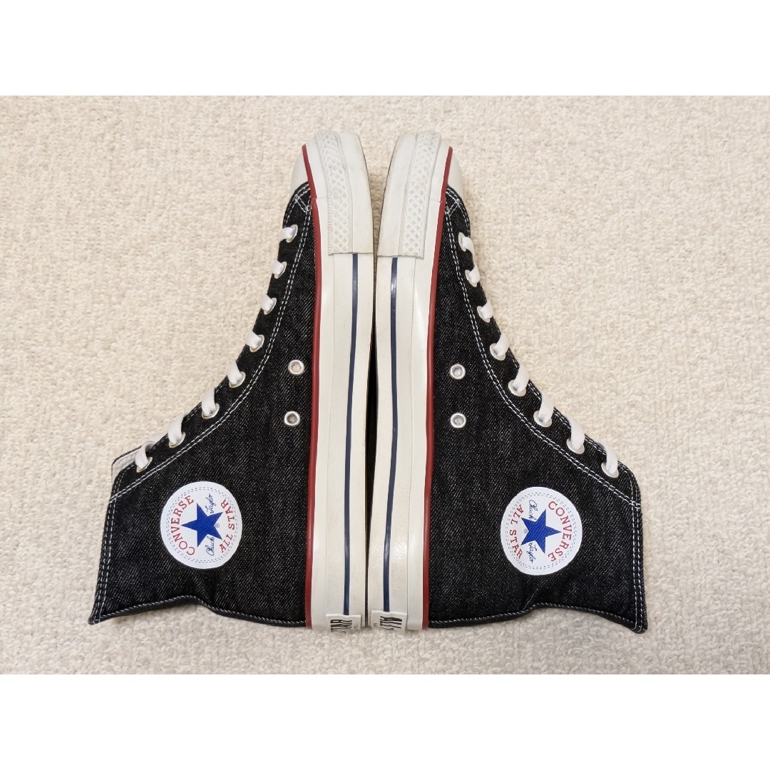 ALL STAR（CONVERSE）(オールスター)の美品 Converse コンバース オールスターHI スニーカー デニム 日本製 メンズの靴/シューズ(スニーカー)の商品写真