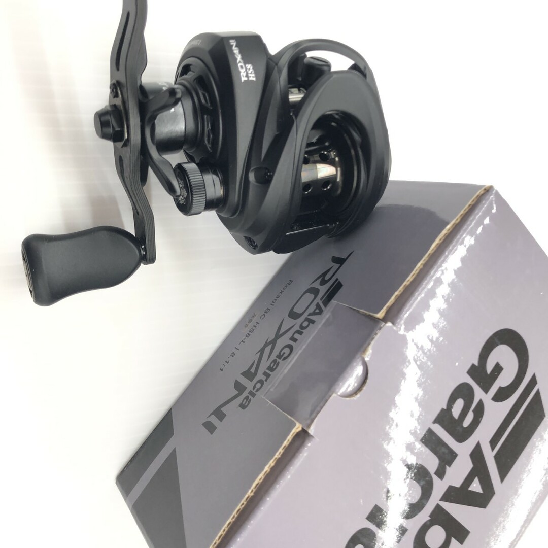 σσ【中古】Abu Garcia アブガルシア ベイトリール ロキサーニ BC HS8-L 程度A 箱付 左ハンドル 目立った傷や汚れなし