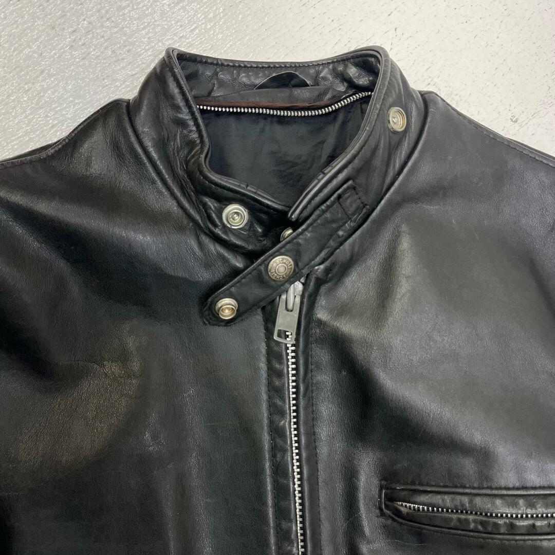 【中古】schott | ショット シングルライダース レザー 141 ブラック サイズ:38【加古川店】 【中古】schott | ショット シングルライダース レザー 141 ブラック サイズ:38【加古川店】
