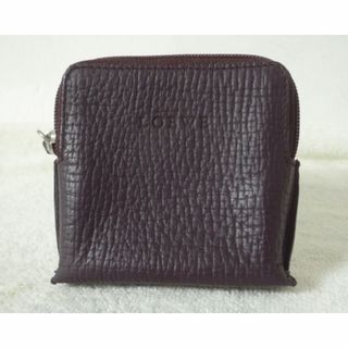 ロエベ(LOEWE)の美品　ロエベ　LOEWE　レザー　パープル系　紫系　小銭入れ　コインケース(コインケース/小銭入れ)