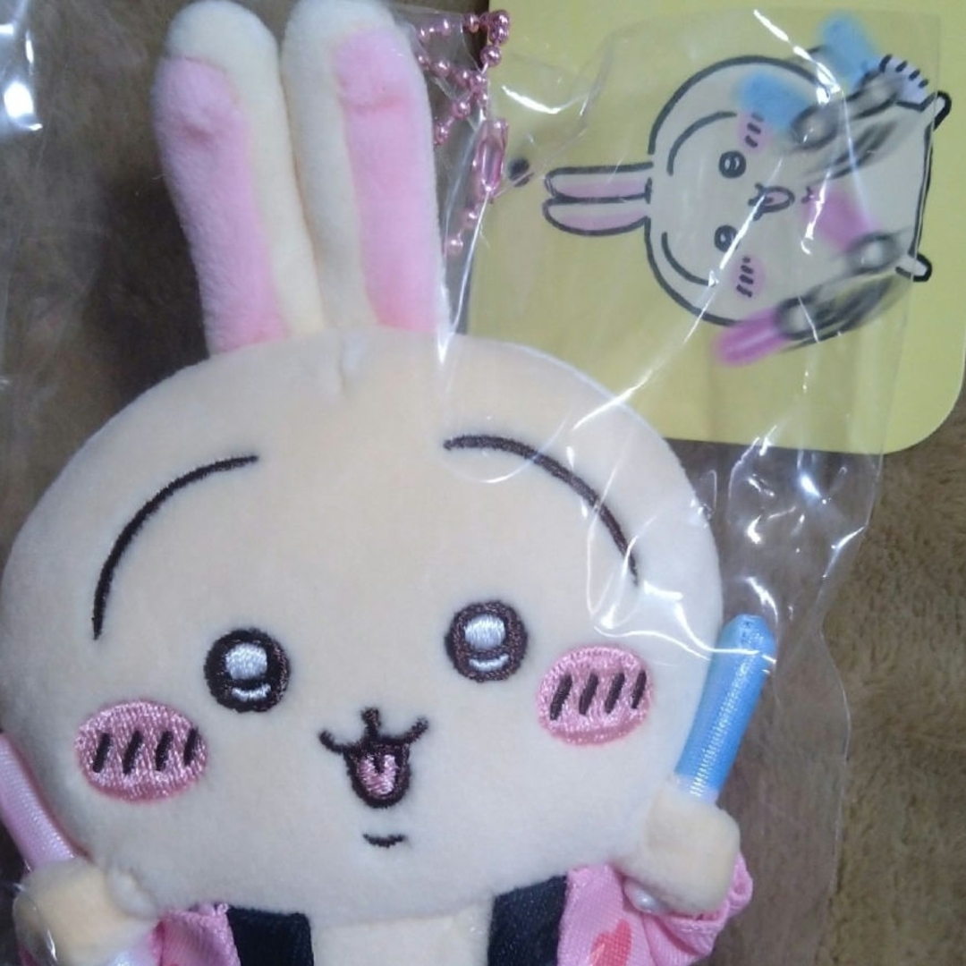 ちいかわ - ちいかわ オタ活 うさぎマスコット うちわ&ペン ちいかわ - ちいかわ オタ活 うさぎマスコット うちわ&ペン