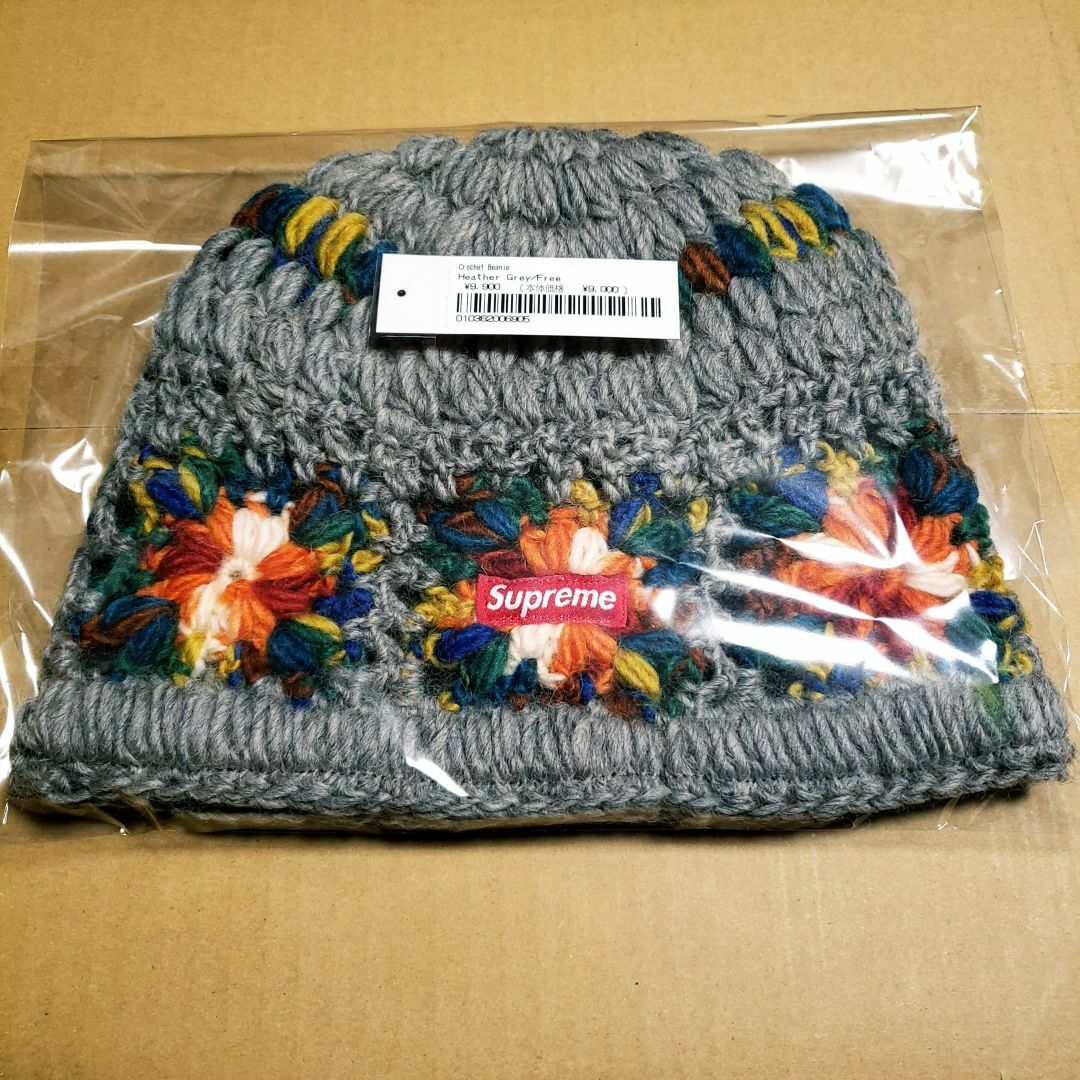 Supreme - Supreme Crochet Beanie Heather Grey ビーニーの通販 Supreme - Supreme Crochet Beanie Heather Grey ビーニーの通販