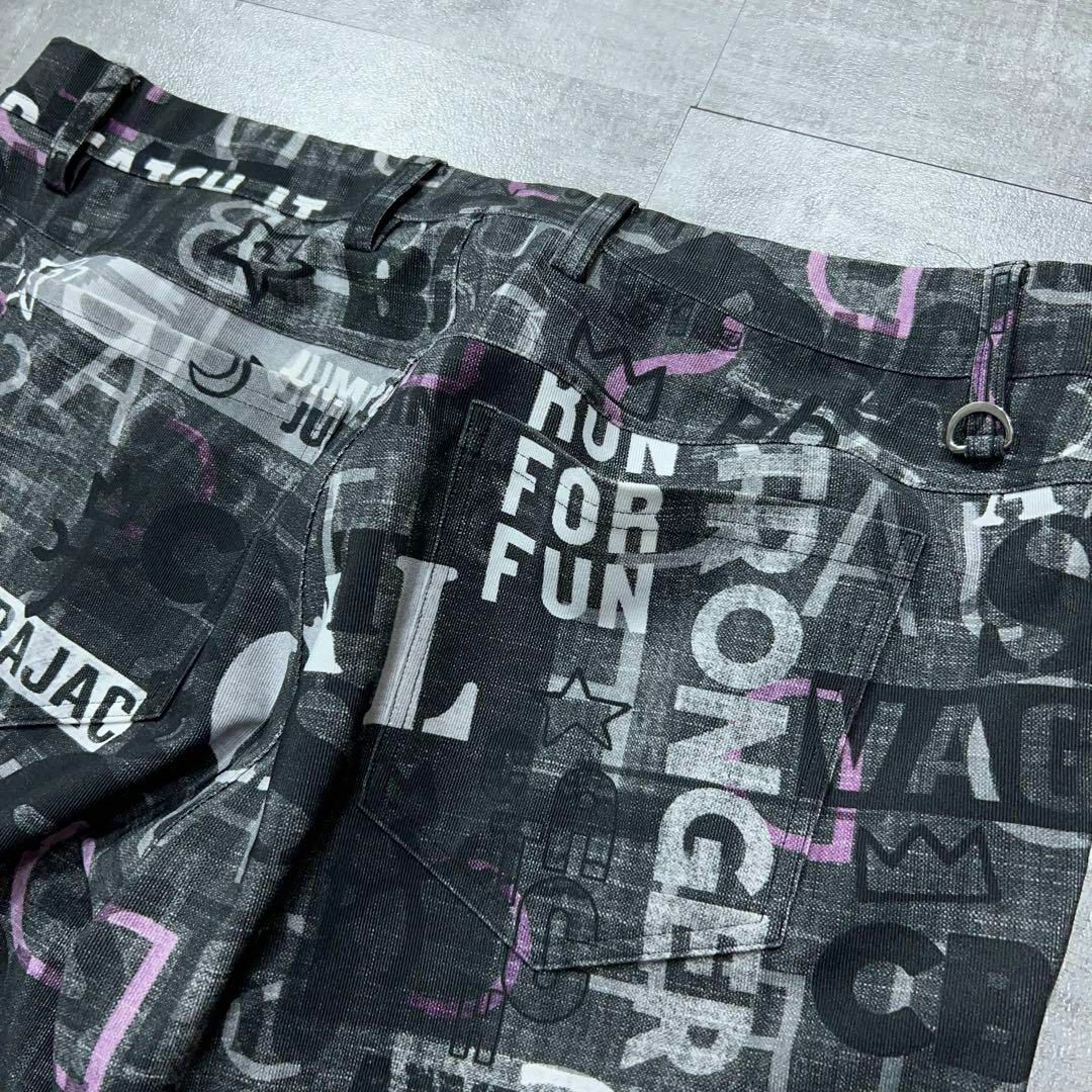 誕生日プレゼント 極美品 カステルバジャック 50 ダークグレー ストレッチパンツ メンズウェア