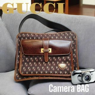 GUCCI - 美品✨️レア✨️ OLD GUCCI ショルダーバッグ カメラ GUCCI - 美品✨️レア✨️ OLD GUCCI ショルダーバッグ カメラ