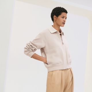 HERMES - 美品 エルメス HERMES レディース 551-5 ジャケット HERMES - 美品 エルメス HERMES レディース 551-5 ジャケット