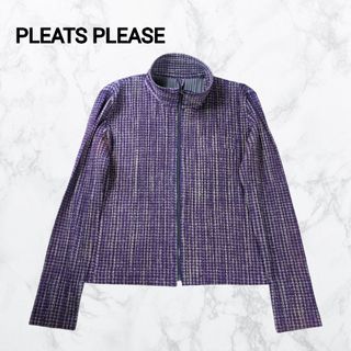 PLEATS PLEASE ISSEY MIYAKE(ジャケット/アウター ・ パープル PLEATS PLEASE ISSEY MIYAKE(ジャケット/アウター ・ パープル