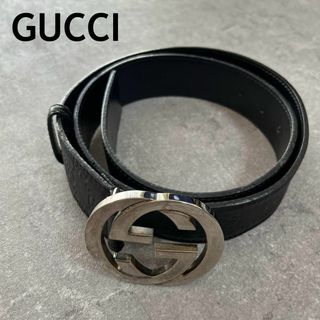 GUCCI - ☆美品☆GUCCI グッチ・シマ ダブルGロゴ ベルト 黒 GUCCI - ☆美品☆GUCCI グッチ・シマ ダブルGロゴ ベルト 黒