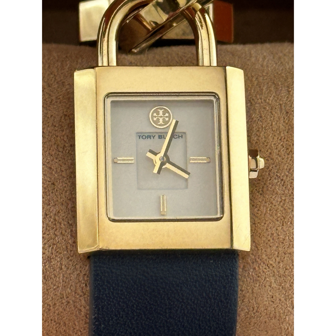 TORY BURCH ネイビー 時計 包み込ま TORY BURCH ネイビー 時計 包み込ま