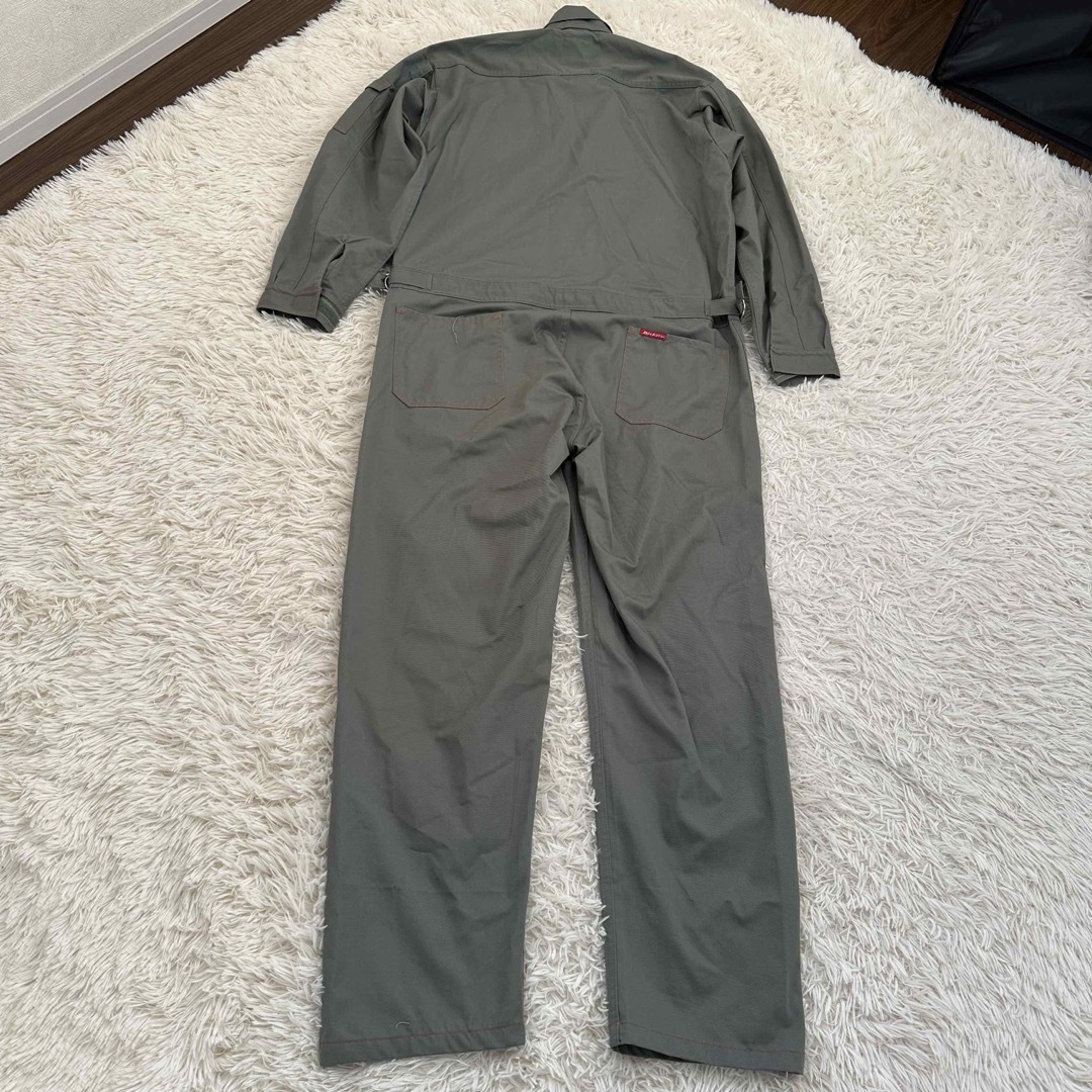 Dickies(ディッキーズ)の【美品】Dickies ディッキーズ 4L ツナギ オールインワン オリーブ メンズのパンツ(サロペット/オーバーオール)の商品写真